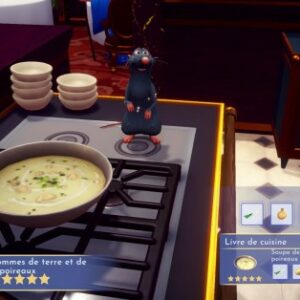 Soupe de pommes de terre et de poireaux