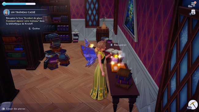 Un traîneau cassé Disney Dreamlight Valley