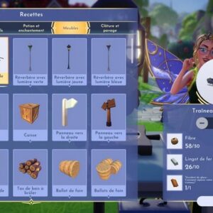 Un traîneau cassé Disney Dreamlight Valley