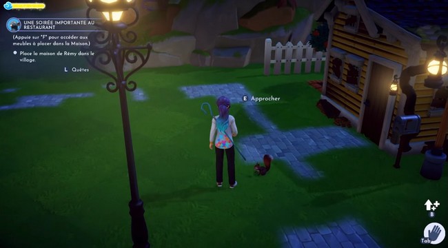 Une soirée importante au restaurant Disney Dreamlight Valley