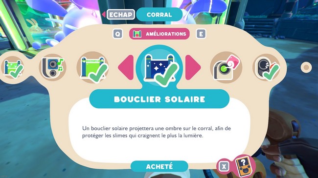 bouclier solaire Slime Rancher 2