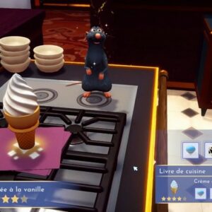 crème glacée à la vanille Disney Dreamlight Valley