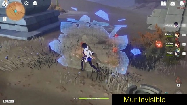 débloquer le donjon Jardin des piliers infinis dans Genshin Impact 3.1