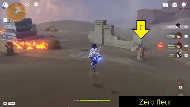 débloquer le donjon Jardin des piliers infinis dans Genshin Impact 3.1