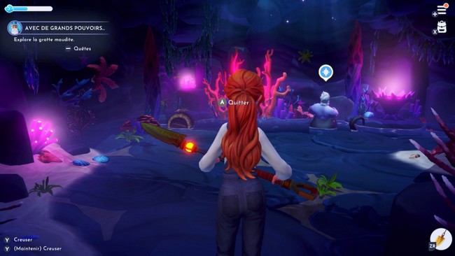 emplacement Ursula dans Disney Dreamlight Valley