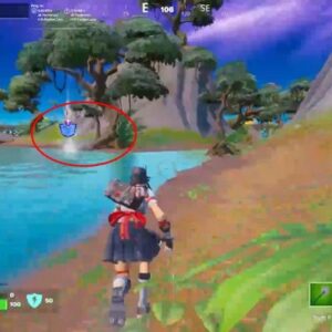 Emplacement 3 du jeton de gain de niveau d'eau dans Fortnite