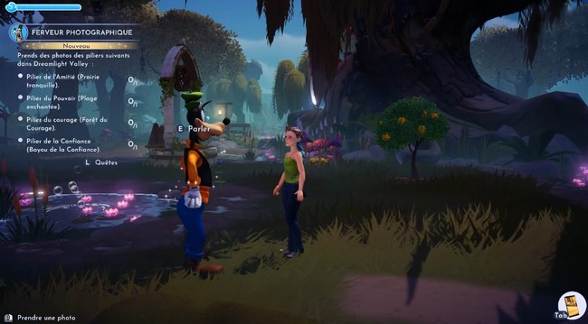 ferveur photographique Disney Dreamlight Valley