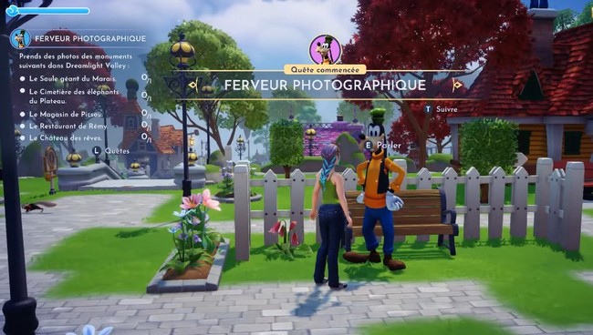 ferveur photographique Disney Dreamlight Valley