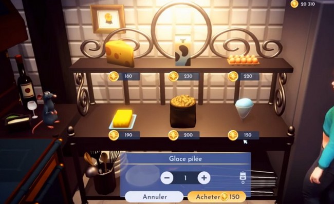 glace pilée Disney Dreamlight Valley