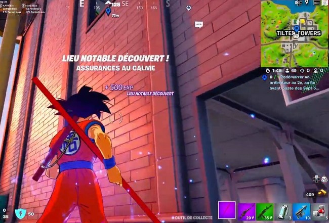 lieu notable Assurances Au calme dans Fortnite