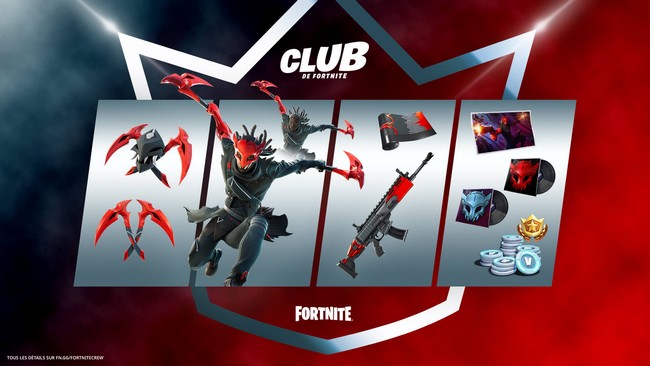 pack du Club d'octobre FORTNITE