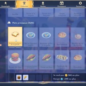 plats Disney Dreamlight Valley