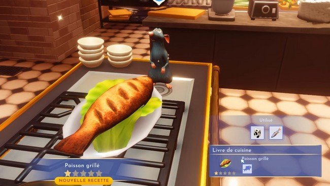 poisson grillé Disney Dreamlight Valley