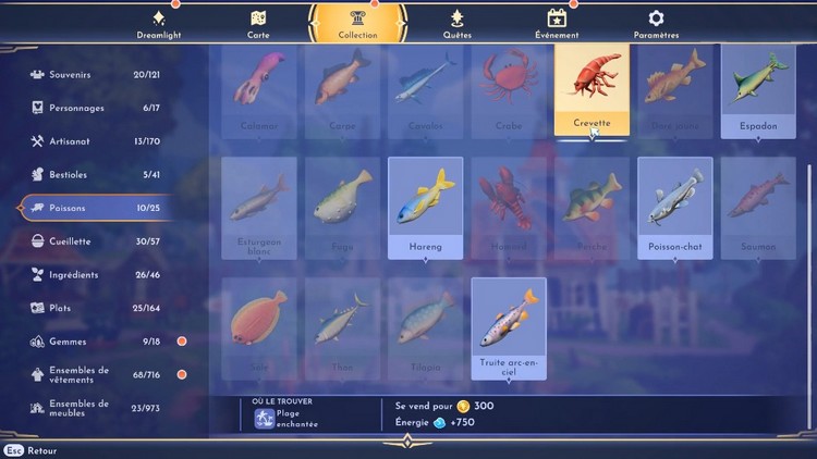 poissons Disney Dreamlight Valley