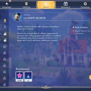 quête La Porte Secrète Disney Dreamlight Valley