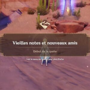 quête Vieilles notes et nouveaux amis genshin impact