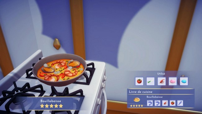recette bouillabaisse Disney Dreamlight Valley