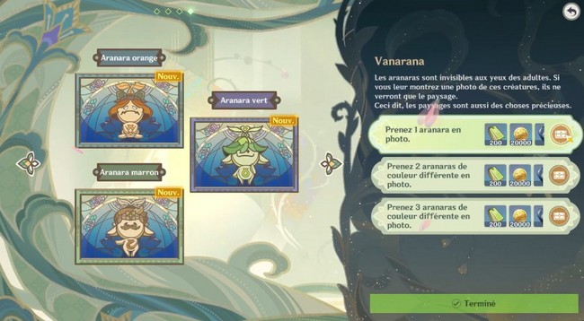 sculpture d’innocence-genshin impact- Clichés instantanés Vanarana