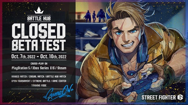 s'inscrire à la bêta fermée de Street Fighter 6