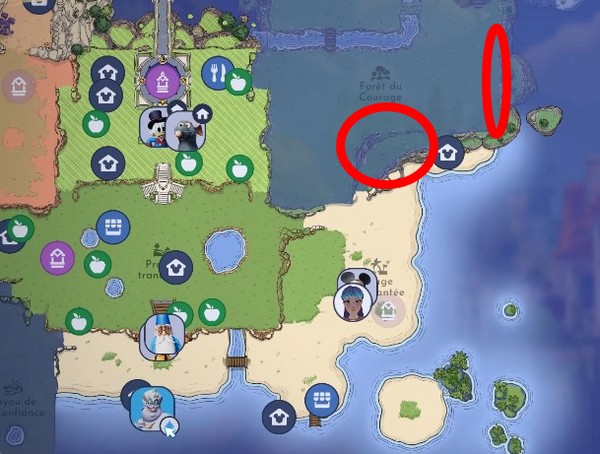 trouver une aigue-marine à Disney Dreamlight Valley