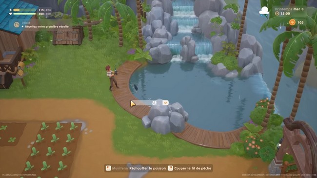 Comment pêcher dans Coral Island