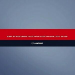 Correction code d'erreur BC-153 Overwatch 2