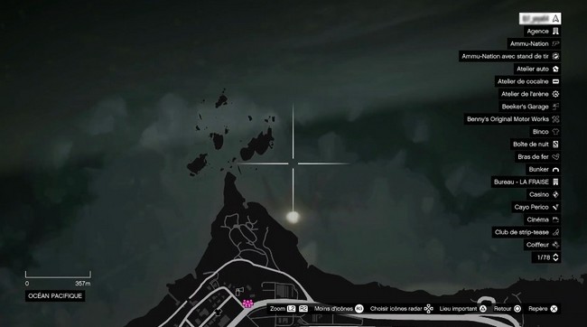 Emplacement ovni gta online