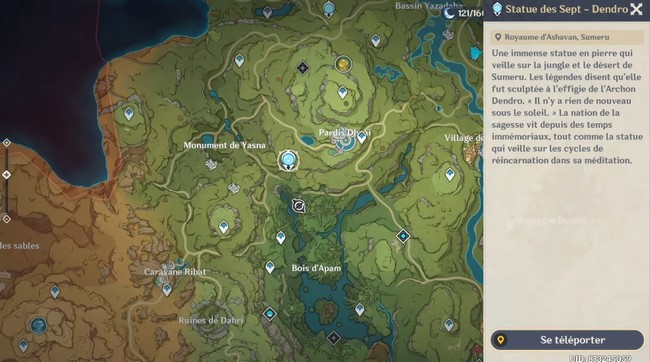 Emplacement Étoile du futur en réflexion Genshin impact (jour 3)-1