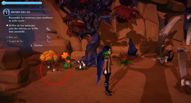 Emplacements Griffes de lion Disney Dreamlight Valley-1