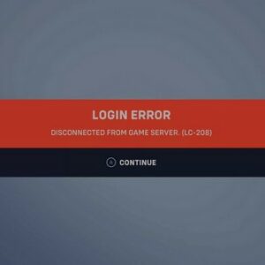 Erreur de connexion Overwatch 2 Déconnecté du serveur de jeu LC-208