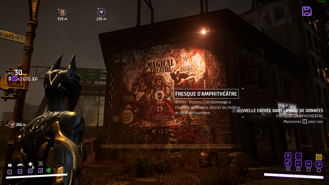 Fresque d'amphithêatre - Quartier de Bowery