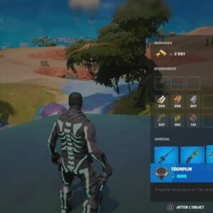 Lancer un tremplin à Flutter Barn ou Shimmering Shrine dans Fortnite