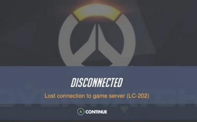 Overwatch 2 Code erreur LC-202 Déconnecté, connexion au serveur de jeu perdu