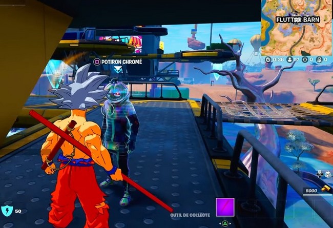 PNJ 24 Potiron chromé fortnite