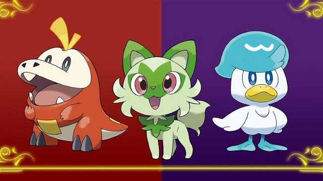 Pokémon Écarlate et Violet starters : Les Pokémon de départ