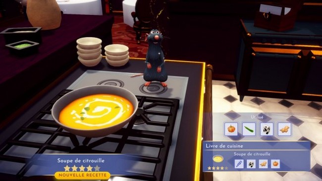 Recette Soupe de citrouille Disney Dreamlight Valley