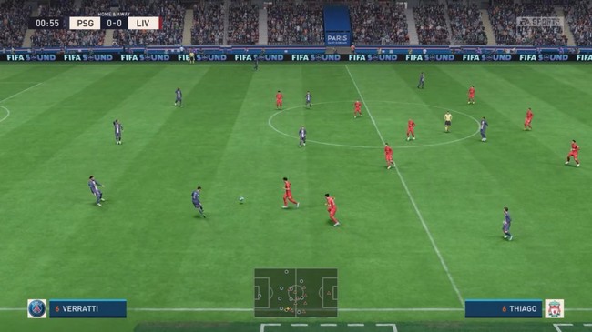 angle de caméra FIFA 23 - Classique
