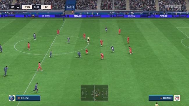 angle de caméra FIFA 23 Par défaut