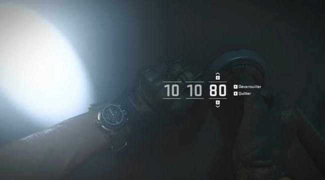 code coffre 1 mission Seul de Modern Warfare 2