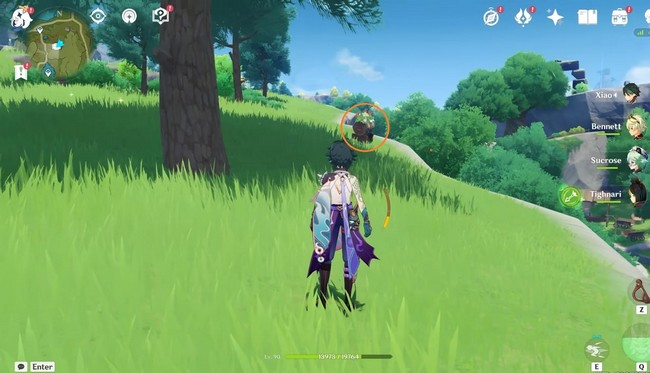 emplacement Panier d'abondance 1 genshin impact