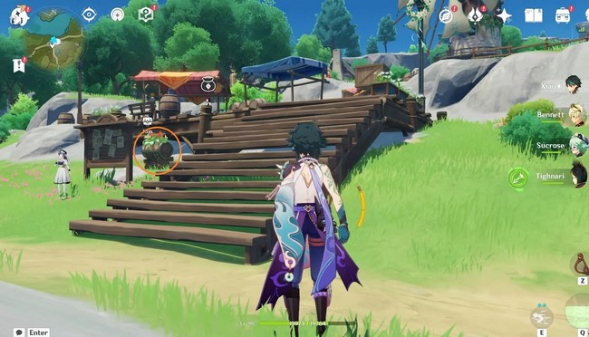 emplacement Panier d'abondance 2 genshin impact