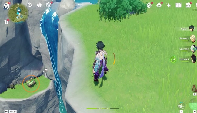 emplacement Panier d'abondance 3 genshin impact