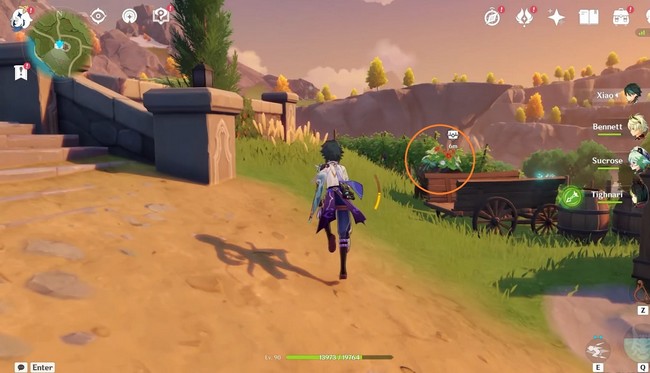 emplacement Panier d'abondance 7 genshin impact