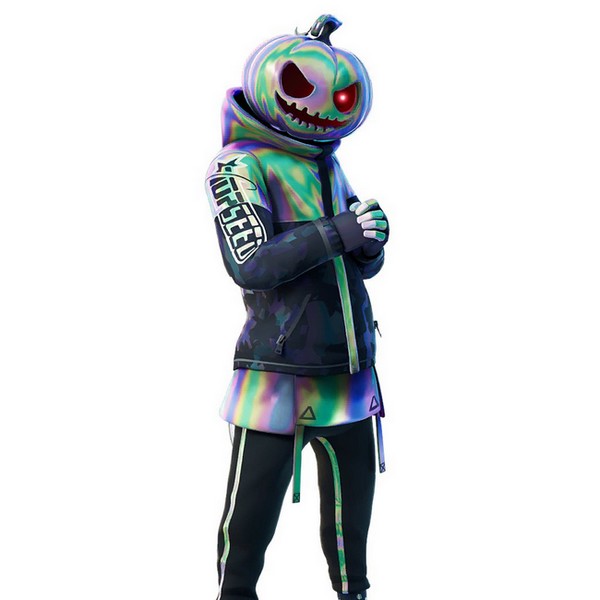 le skin Potiron chromé Fortnite