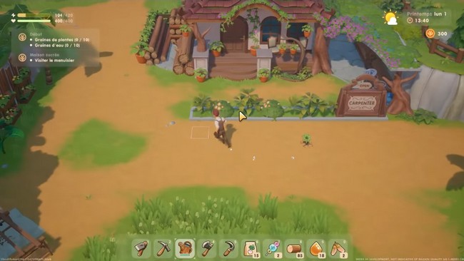 réparer votre maison dans Coral Island