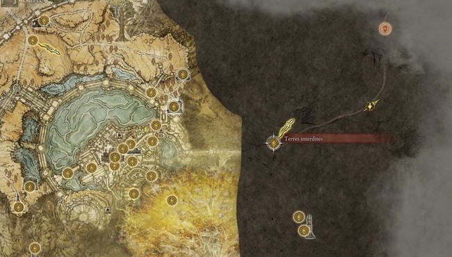 site de grâce des Terres Interdites elden ring