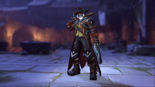 Le skin Légendaire Cursed Captain d'Overwatch 2