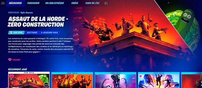 Assaut de la Horde Zéro construction