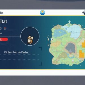 Emplacements de Caninos dans Pokémon Écarlate et Violet