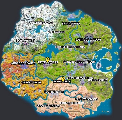 Emplacement Octane Fortnite